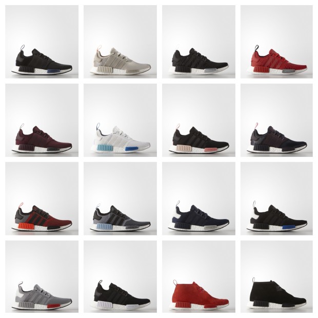 adidas nmd all colors